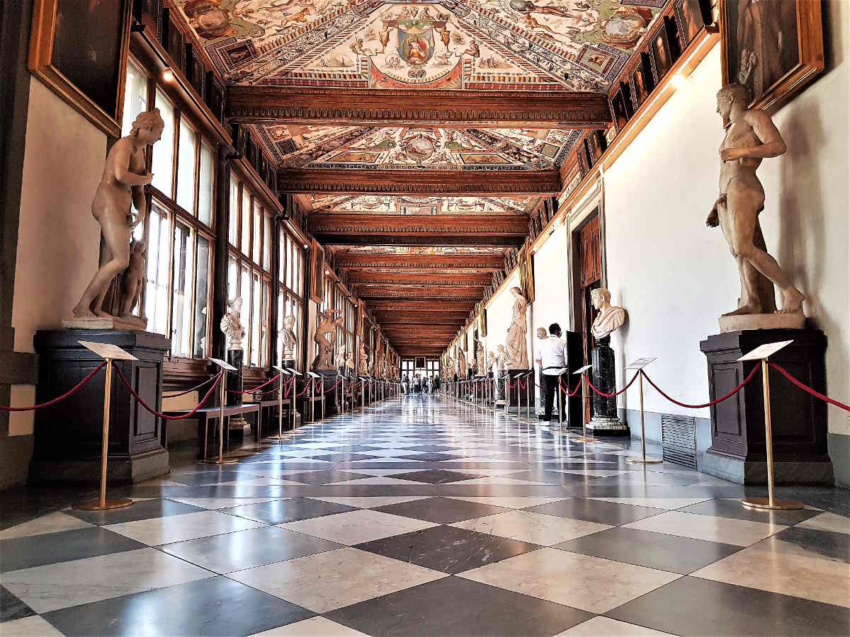 La Galleria degli Uffizi di Firenze